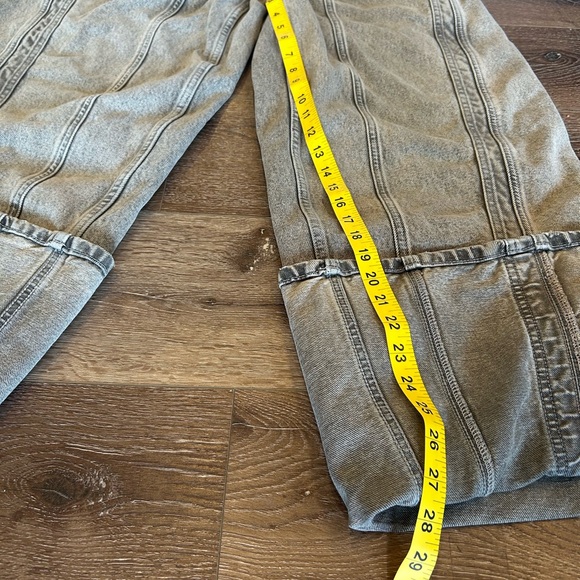 We The Free Brown Denim Cropped Barrel Jeans - Picture 8 of 8